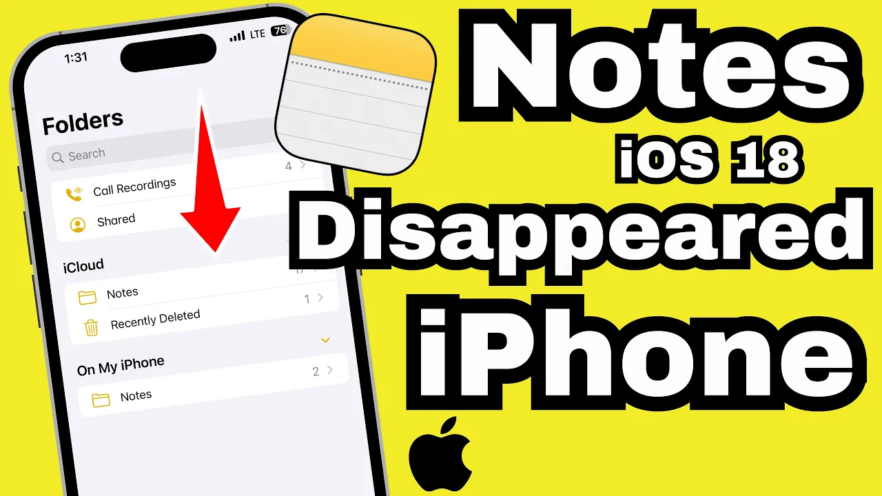 Recover Missing Notes After iOS 18 Update: A Guide